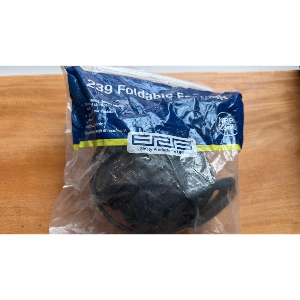 ERB Adult Lightweight Foldable Hearing Protection 23db Ear Muffs
